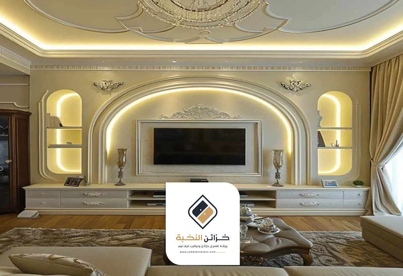 ديكور شاشات جدة